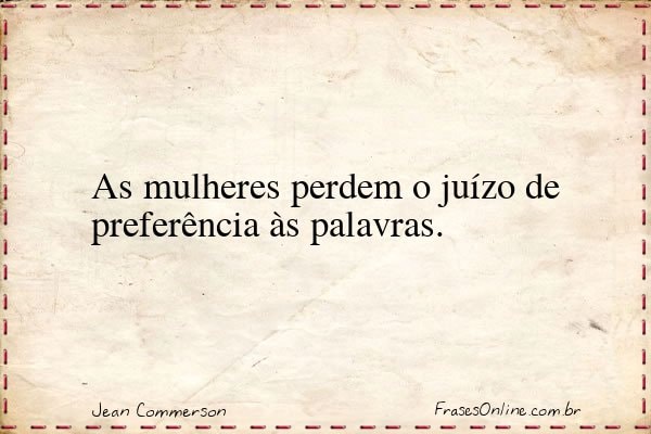 Frase de Jean Commerson