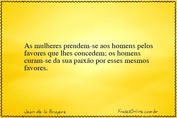 Frase de Jean de la Bruyere