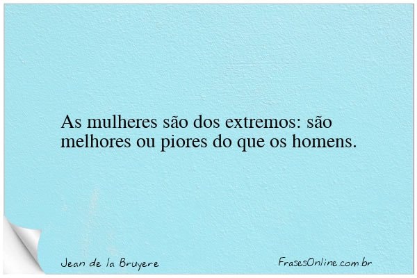 Frase de Jean de la Bruyere