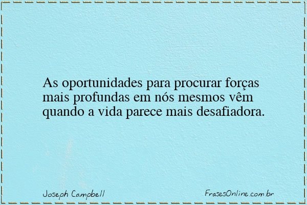 Frase de Joseph Campbell
