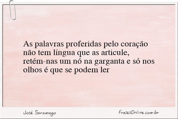 Frase de José Saramago