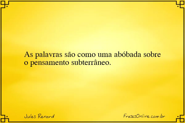 Frase de Jules Renard