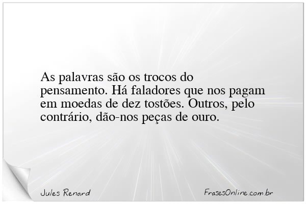 Frase de Jules Renard
