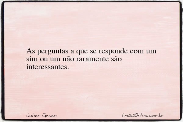 Frase de Julien Green