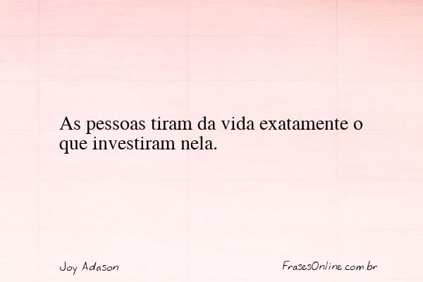 Frase de Joy Adason