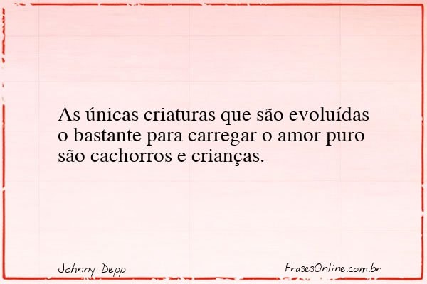 Frase de Johnny Depp