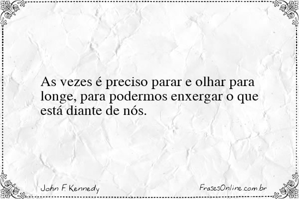 Frase de John F. Kennedy