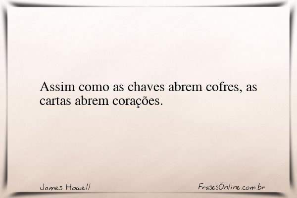 Frase de James Howell
