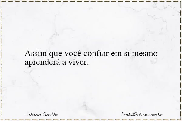 Frase de Johann Goethe