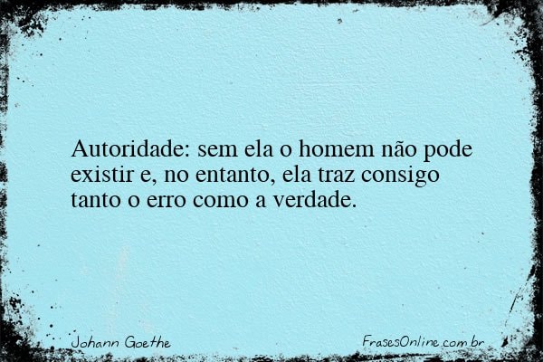 Frase de Johann Goethe