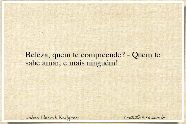 Frase de Johan Henrik Kellgren
