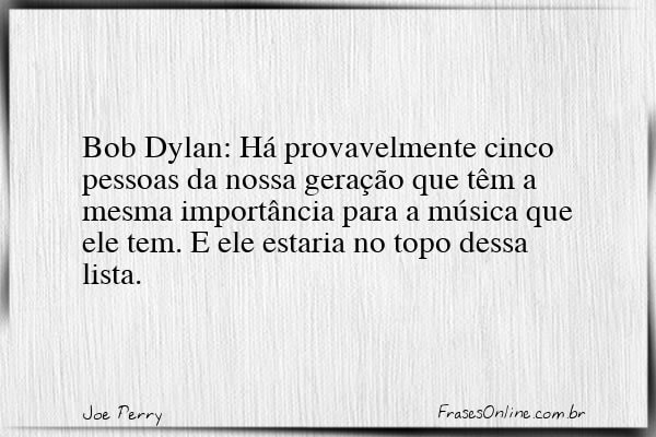 Frase de Joe Perry