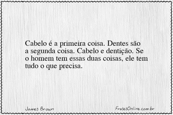 Frase de James Brown