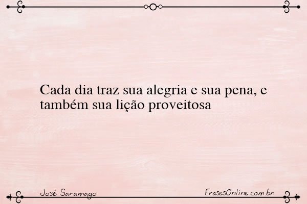Frase de José Saramago