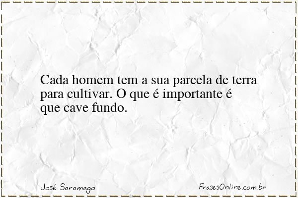 Frase de José Saramago