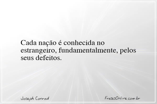 Frase de Joseph Conrad
