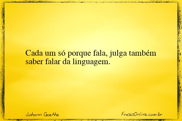 Frase de Johann Goethe