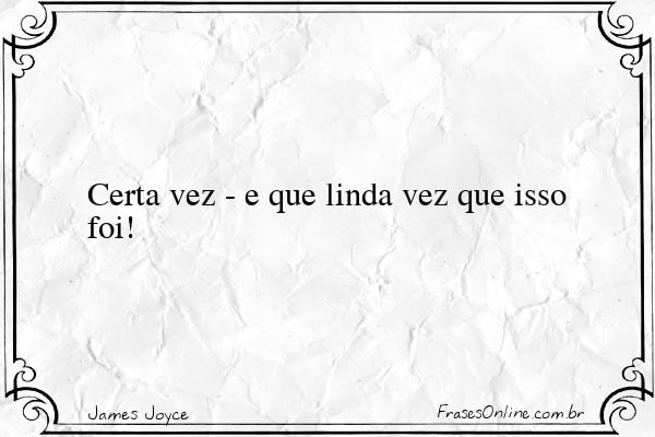 Frase de James Joyce