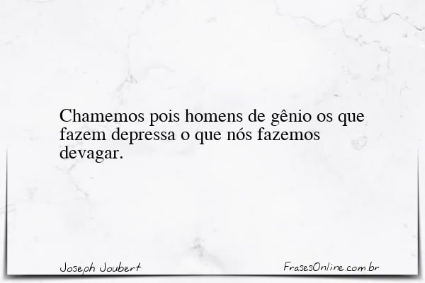 Frase de Joseph Joubert
