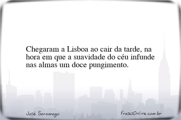 Frase de José Saramago