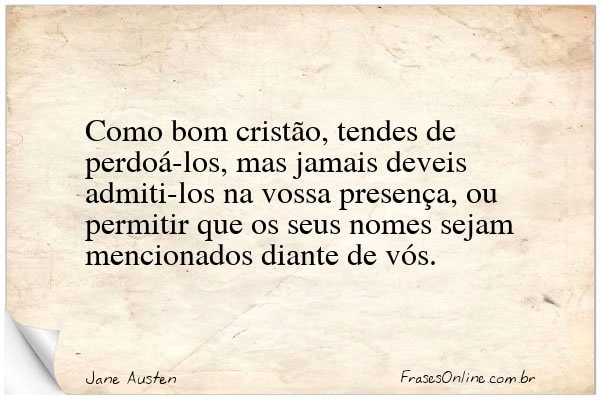 Frase de Jane Austen