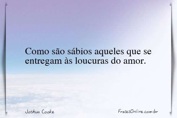 Frase de Joshua Cooke