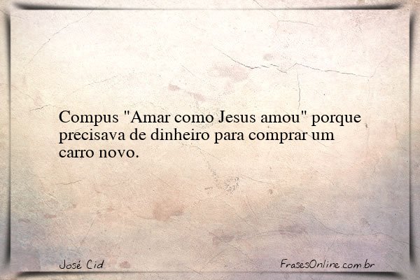 Frase de José Cid