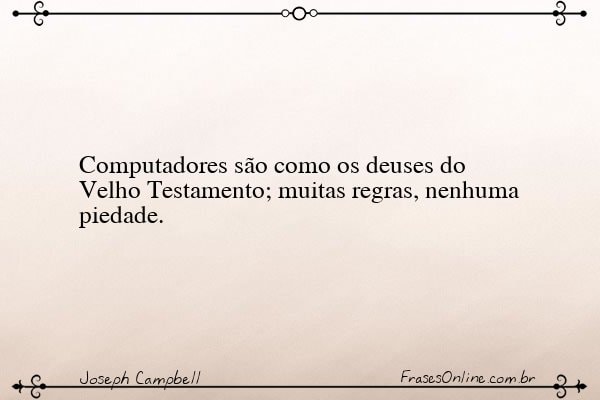 Frase de Joseph Campbell