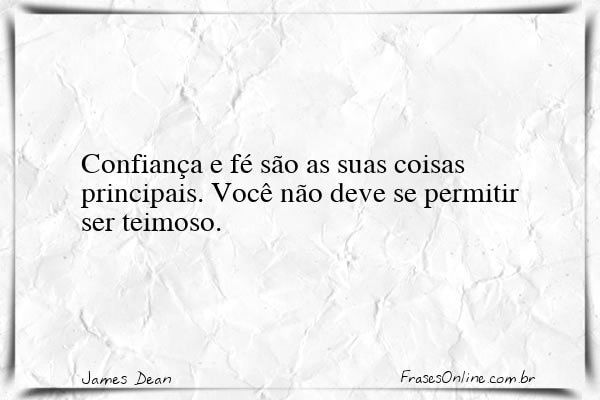 Frase de James Dean