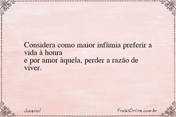 Frase de Juvenal