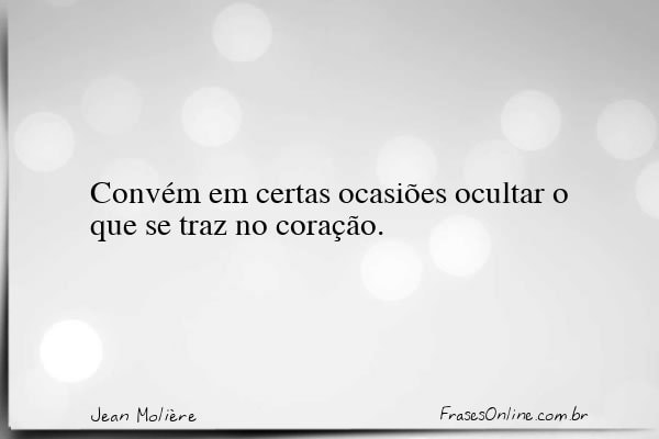 Frase de Jean Molière