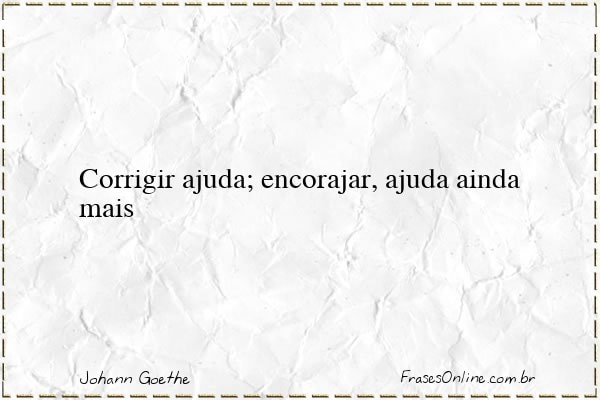 Frase de Johann Goethe