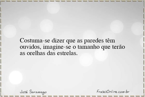 Frase de José Saramago