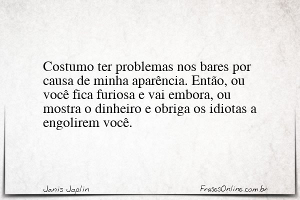 Frase de Janis Joplin