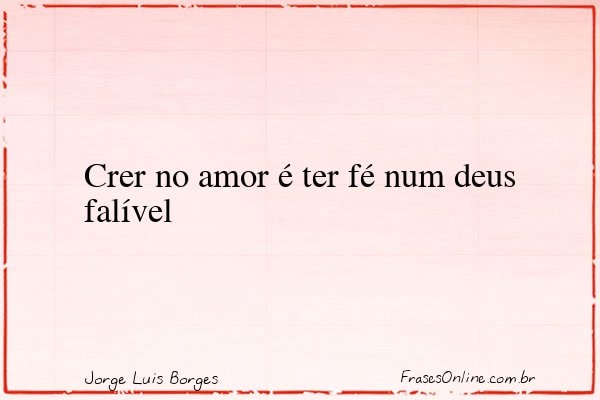Frase de Jorge Luis Borges
