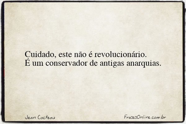Frase de Jean Cocteau