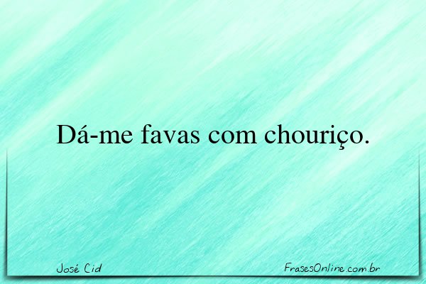 Frase de José Cid