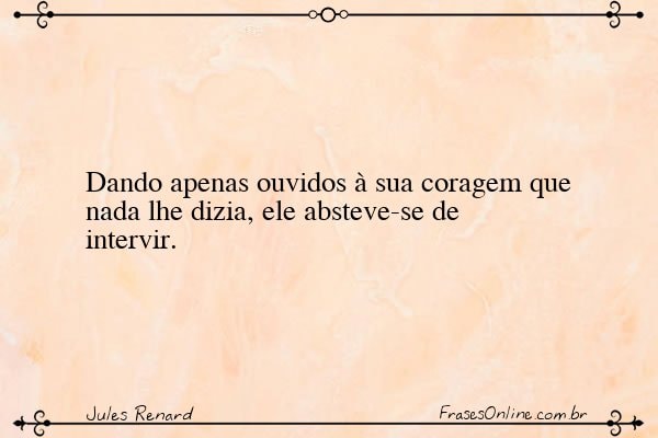 Frase de Jules Renard