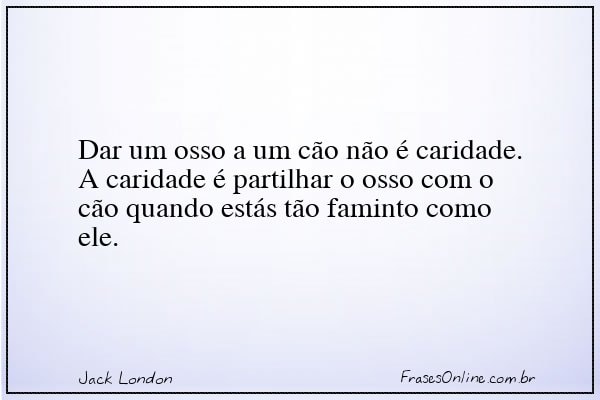 Frase de Jack London