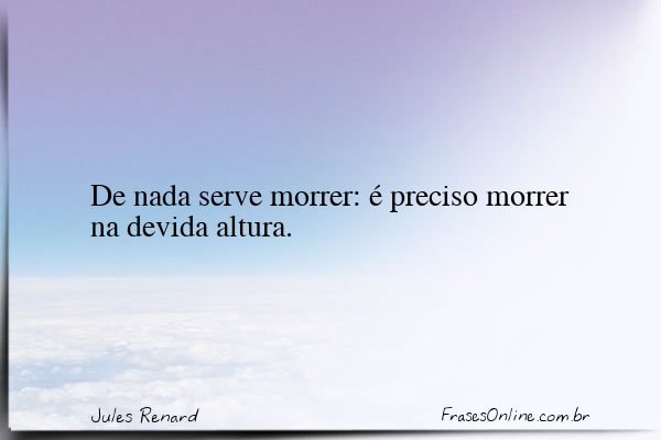 Frase de Jules Renard