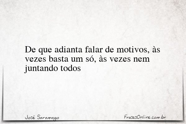 Frase de José Saramago