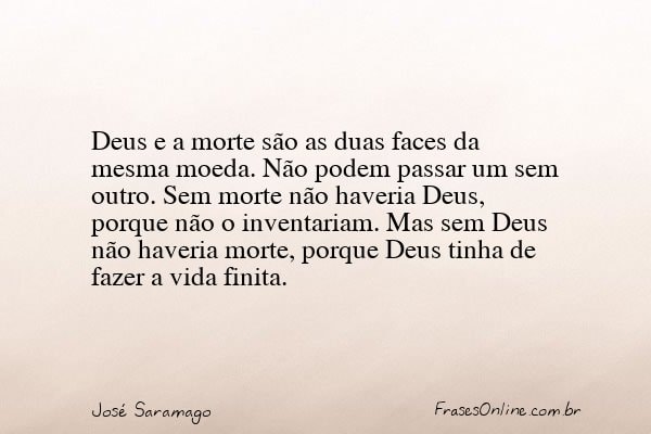 Frase de José Saramago