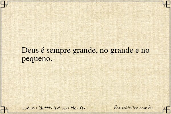 Frase de Johann Gottfried von Herder