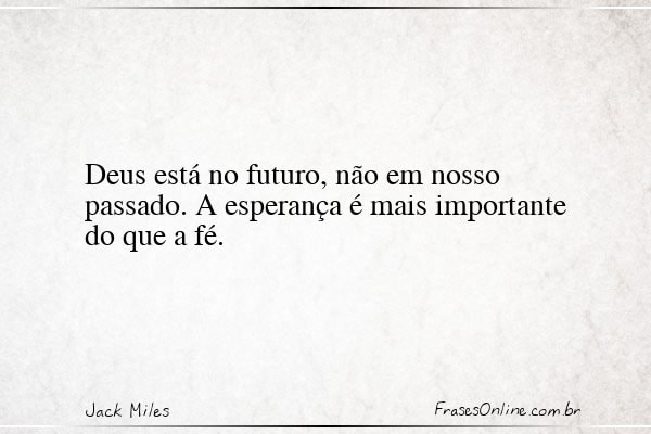 Frase de Jack Miles