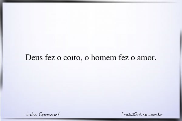 Frase de Jules Goncourt