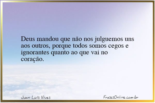 Frase de Juan Luís Vives