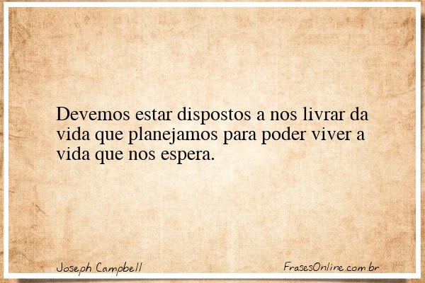 Frase de Joseph Campbell