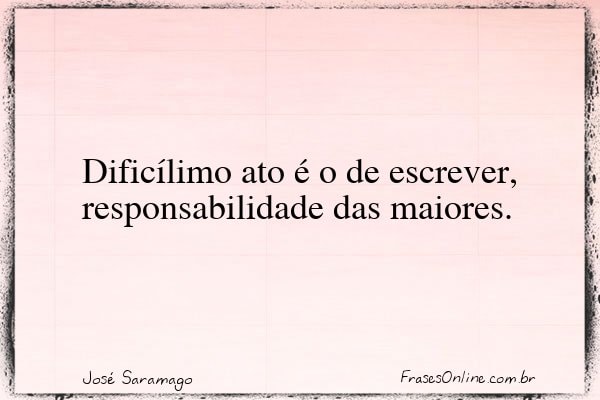 Frase de José Saramago