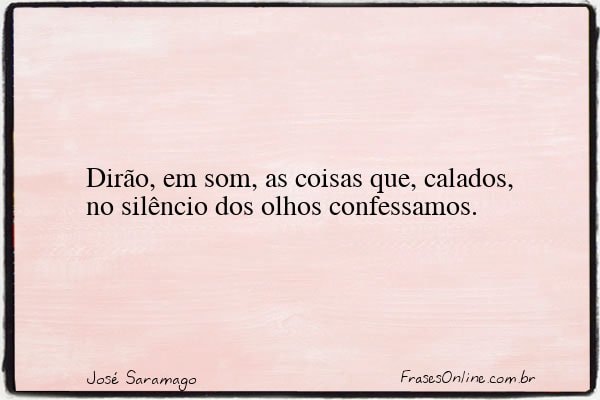Frase de José Saramago