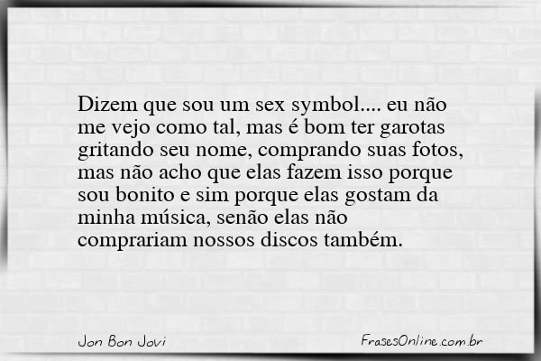 Frase de Jon Bon Jovi